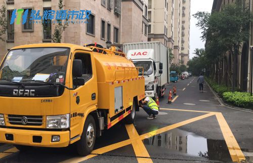 姜堰区小区管道清淤及CCTV检测